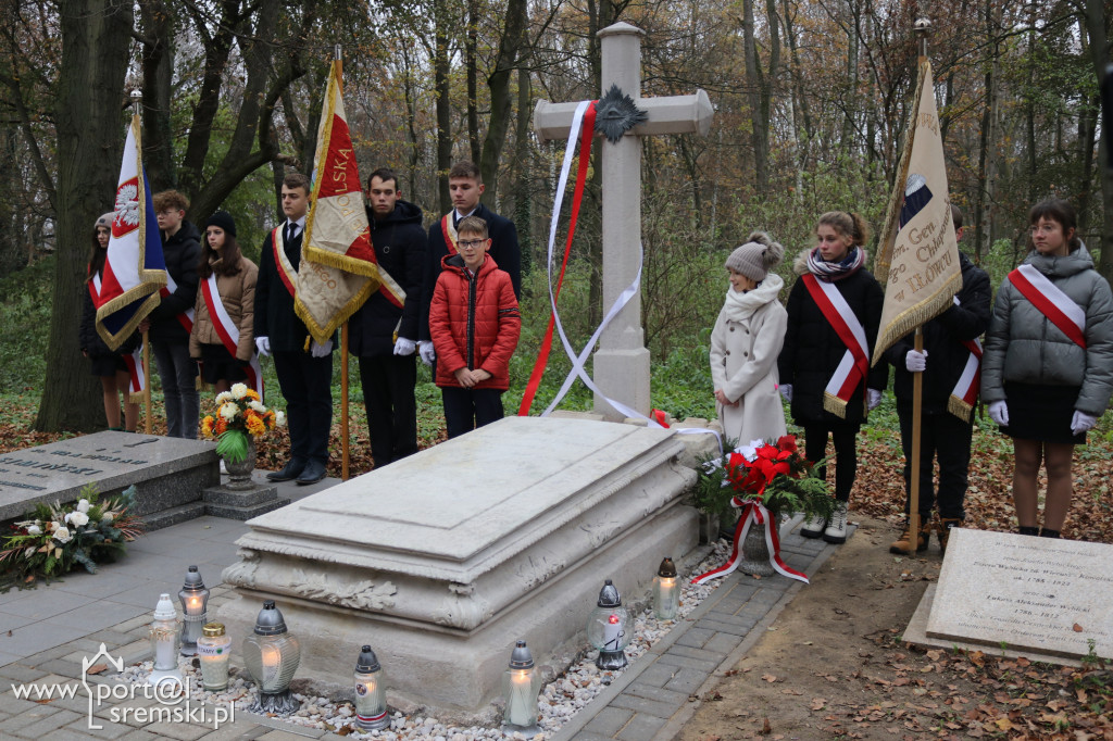 Odsłonięcie nagrobka Józefa Wybickiego w Brodnicy