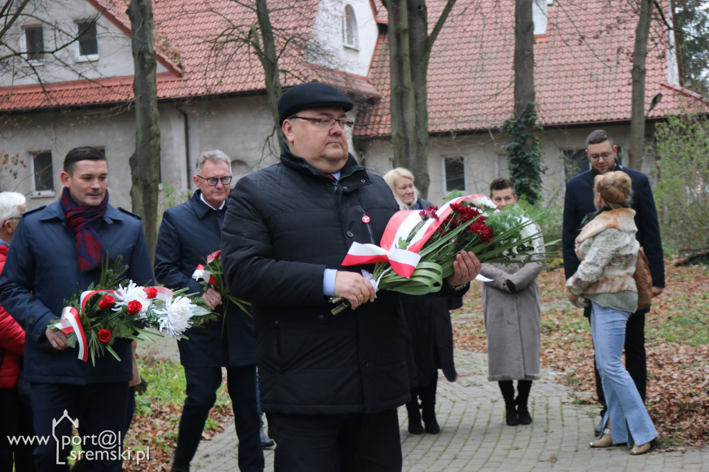 Odsłonięcie nagrobka Józefa Wybickiego w Brodnicy
