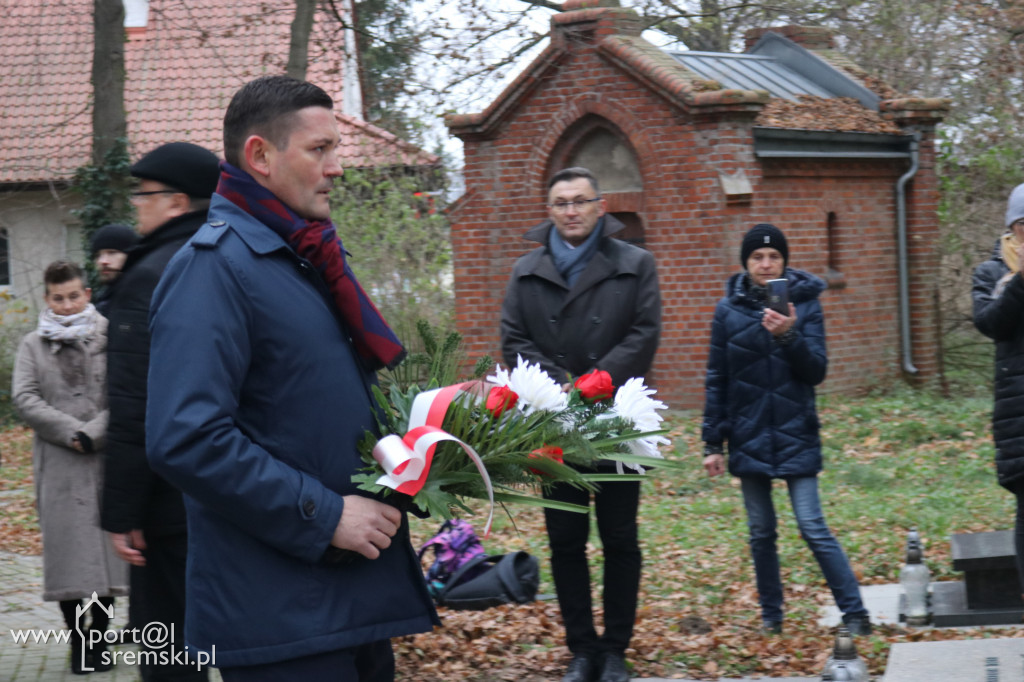 Odsłonięcie nagrobka Józefa Wybickiego w Brodnicy
