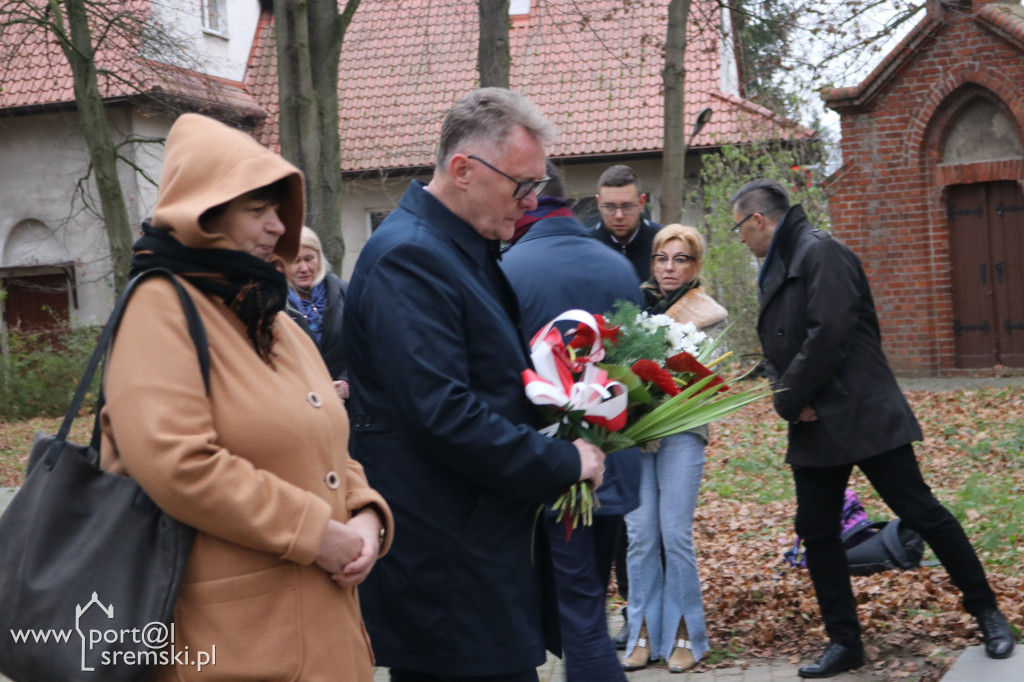 Odsłonięcie nagrobka Józefa Wybickiego w Brodnicy