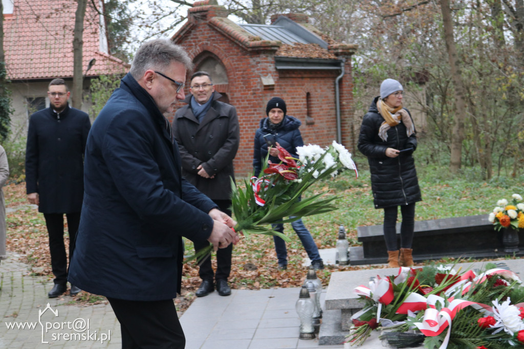 Odsłonięcie nagrobka Józefa Wybickiego w Brodnicy