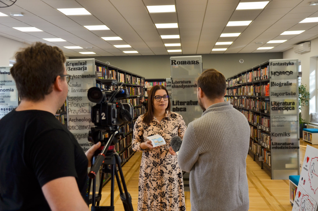 Tłusty Czwartek w ksiąskiej bibliotece