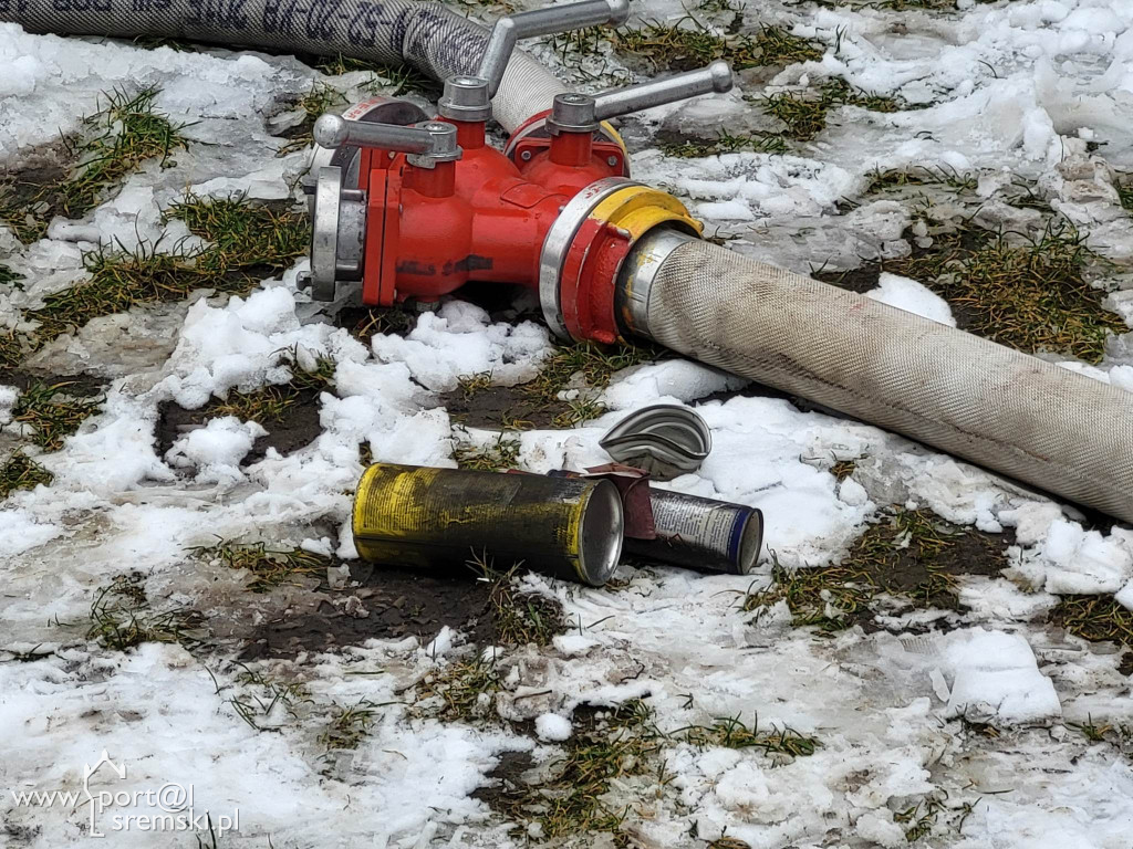 Pożar mieszkania w Śremie