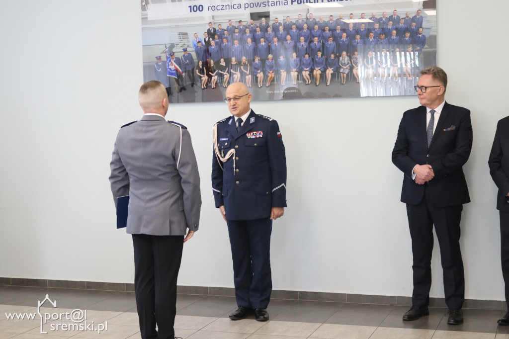 Przekazanie rozkazu w komendzie w Śremie