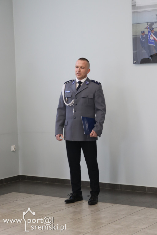 Przekazanie rozkazu w komendzie w Śremie