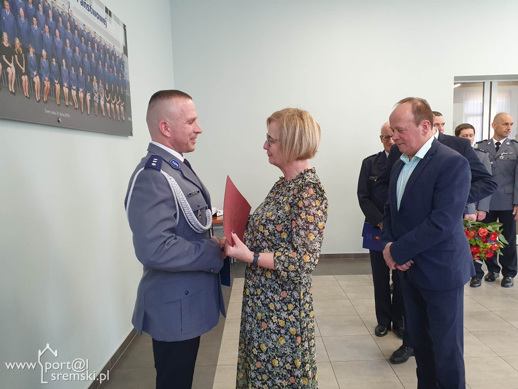 Przekazanie rozkazu w komendzie w Śremie