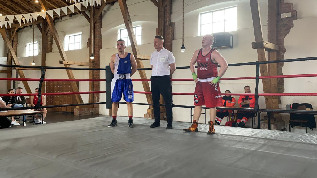 Mecz bokserski w Jarosławkach