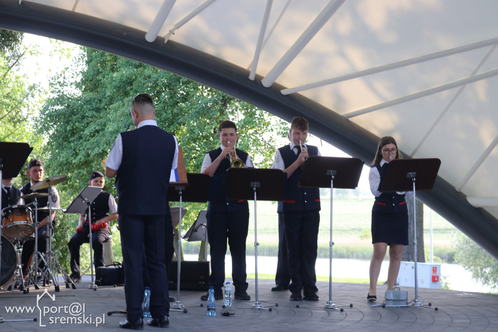 Koncert orkiestry w śremskim amfiteatrze