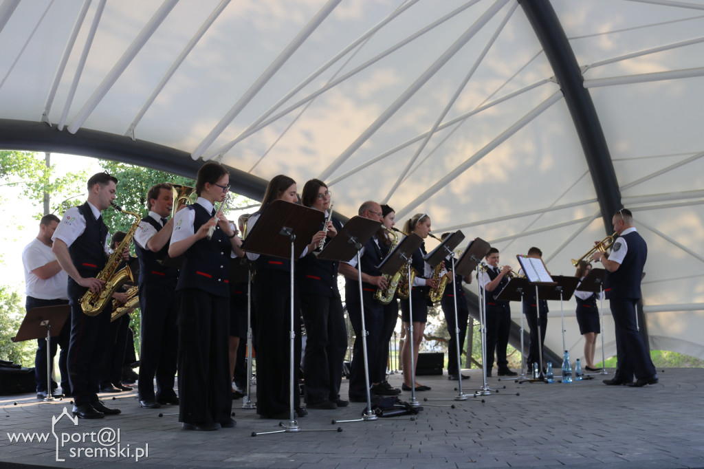 Koncert orkiestry w śremskim amfiteatrze