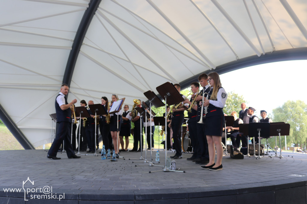 Koncert orkiestry w śremskim amfiteatrze