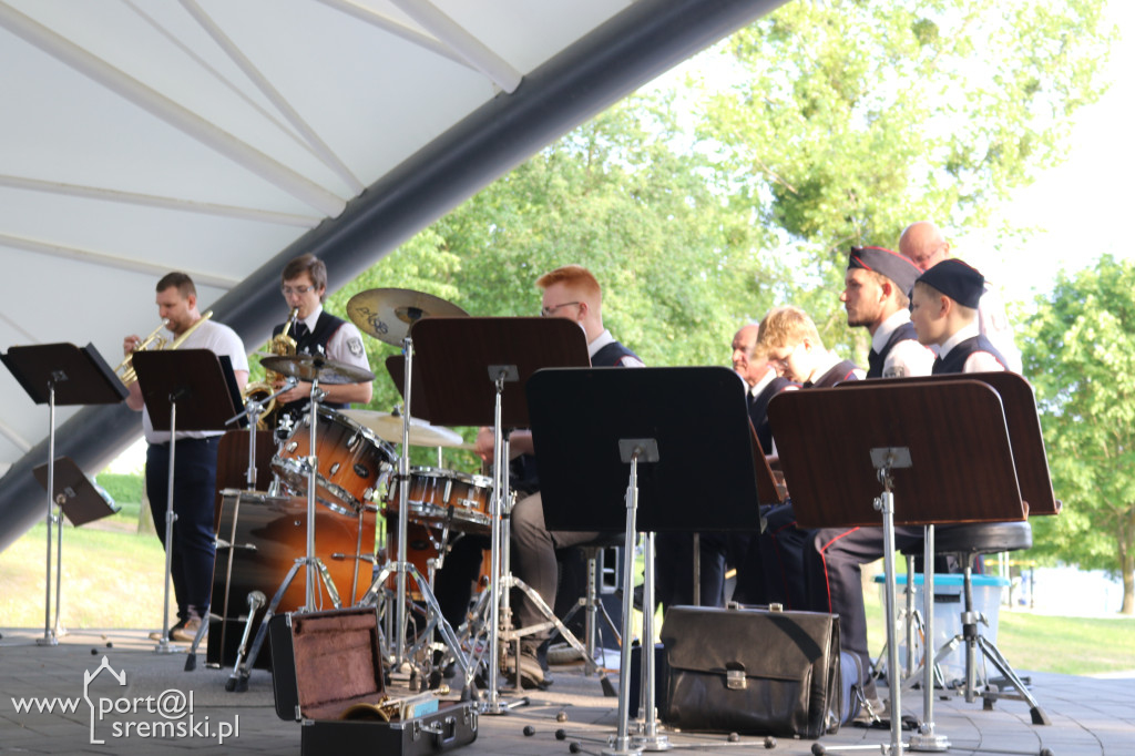 Koncert orkiestry w śremskim amfiteatrze