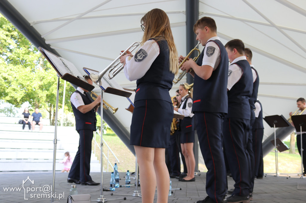 Koncert orkiestry w śremskim amfiteatrze