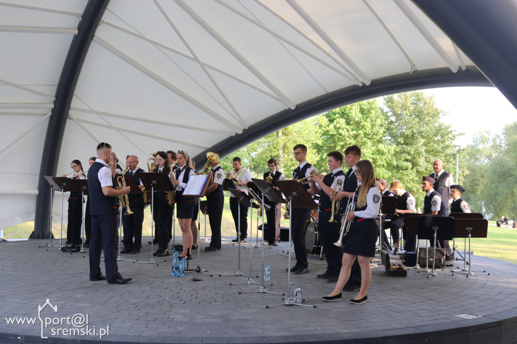 Koncert orkiestry w śremskim amfiteatrze