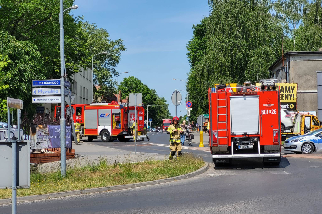 Kolizja na ul. Sikorskiego w Śremie