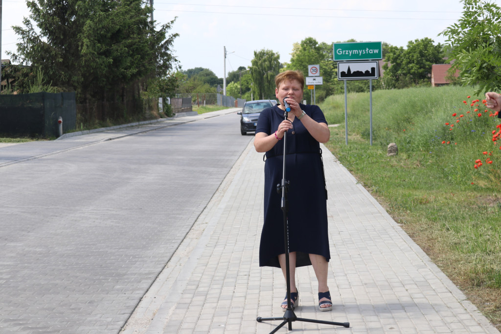 Droga w Grzymysławiu gotowa
