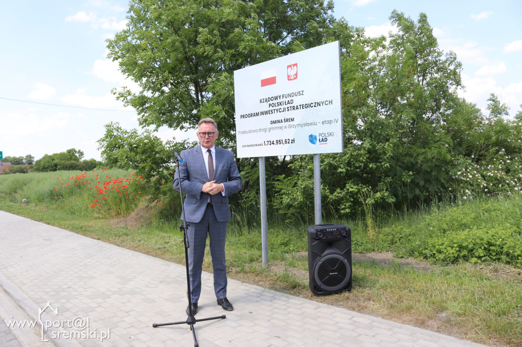 Droga w Grzymysławiu gotowa