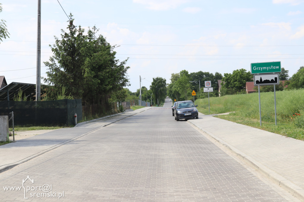 Droga w Grzymysławiu gotowa