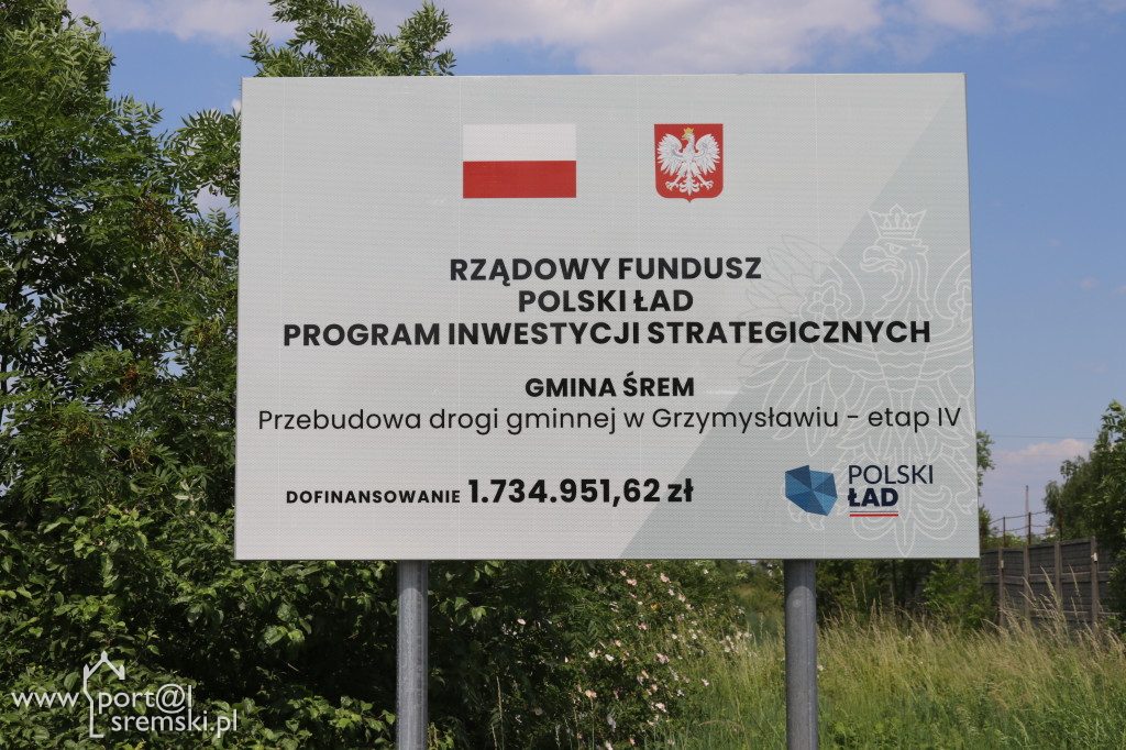 Droga w Grzymysławiu gotowa