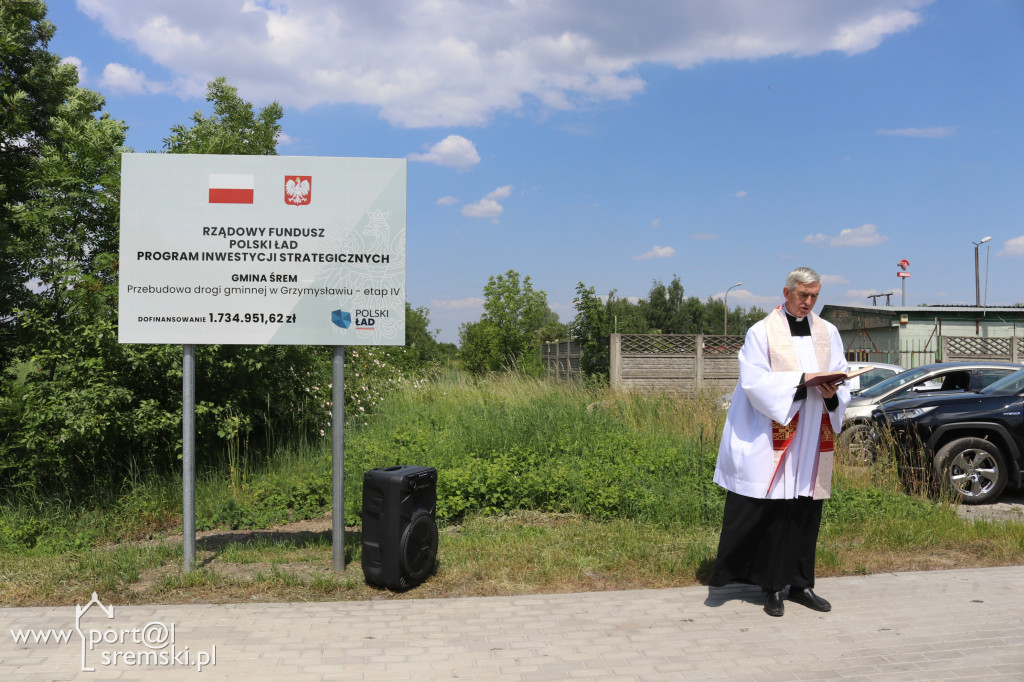 Droga w Grzymysławiu gotowa