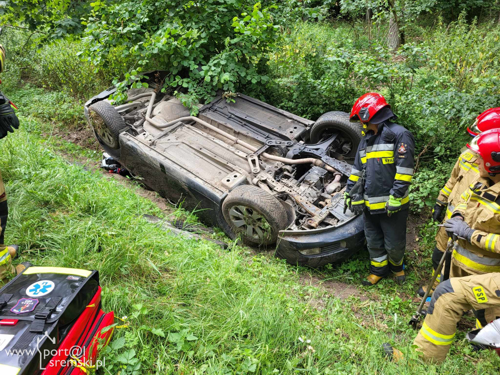 Wypadek na drodze Śrem - Kórnik