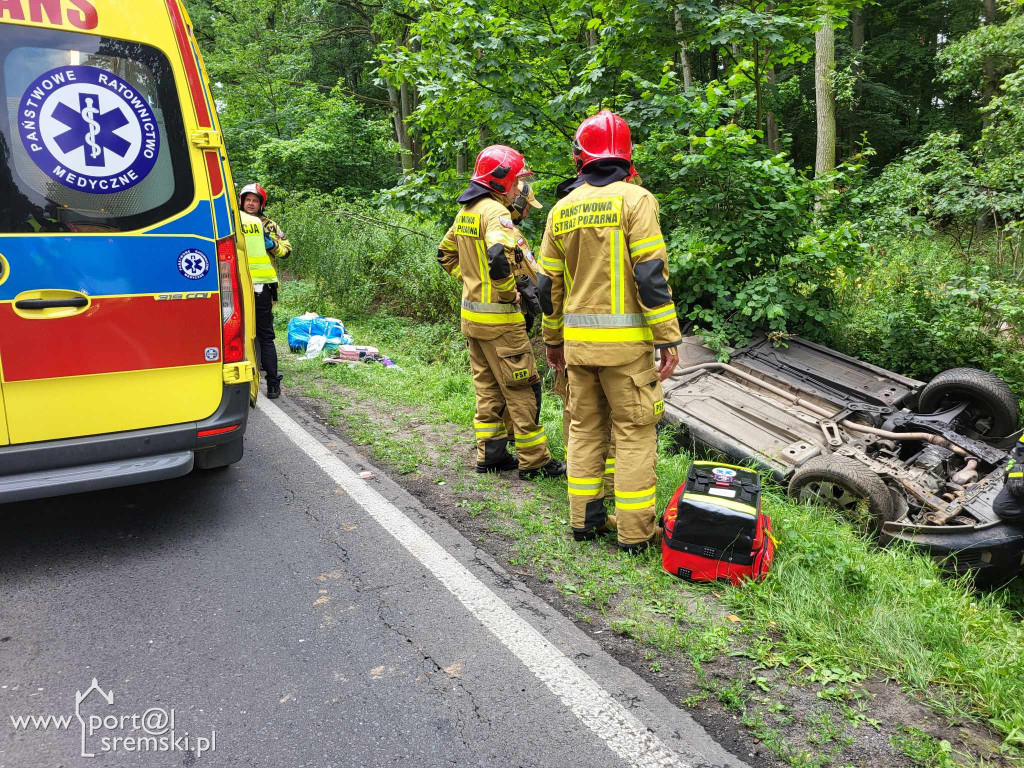 Wypadek na drodze Śrem - Kórnik