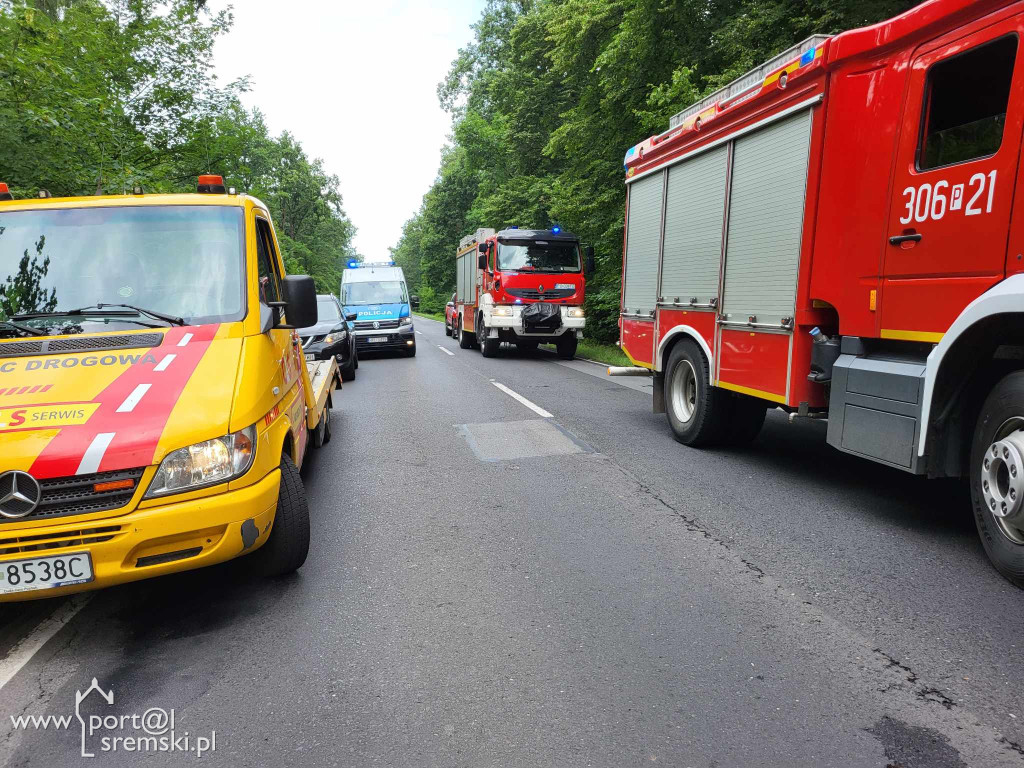 Wypadek na drodze Śrem - Kórnik