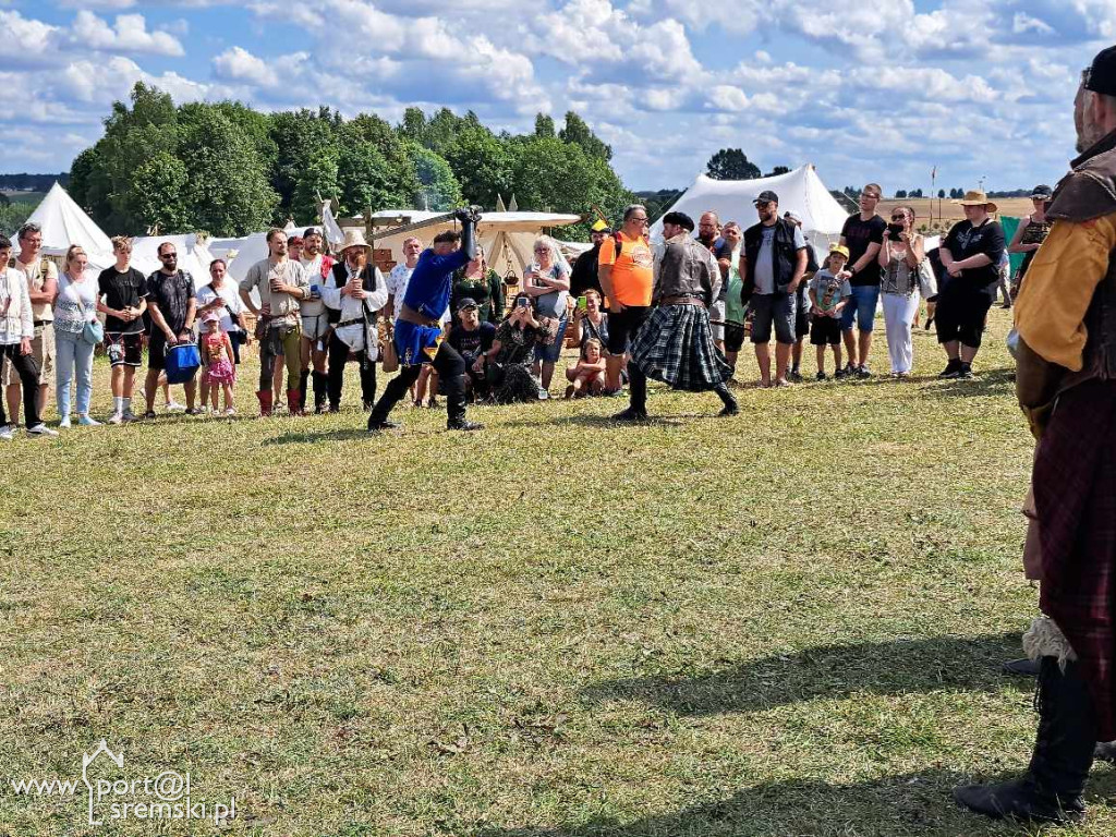 Wojskowa kuchnia na polach Grunwaldu