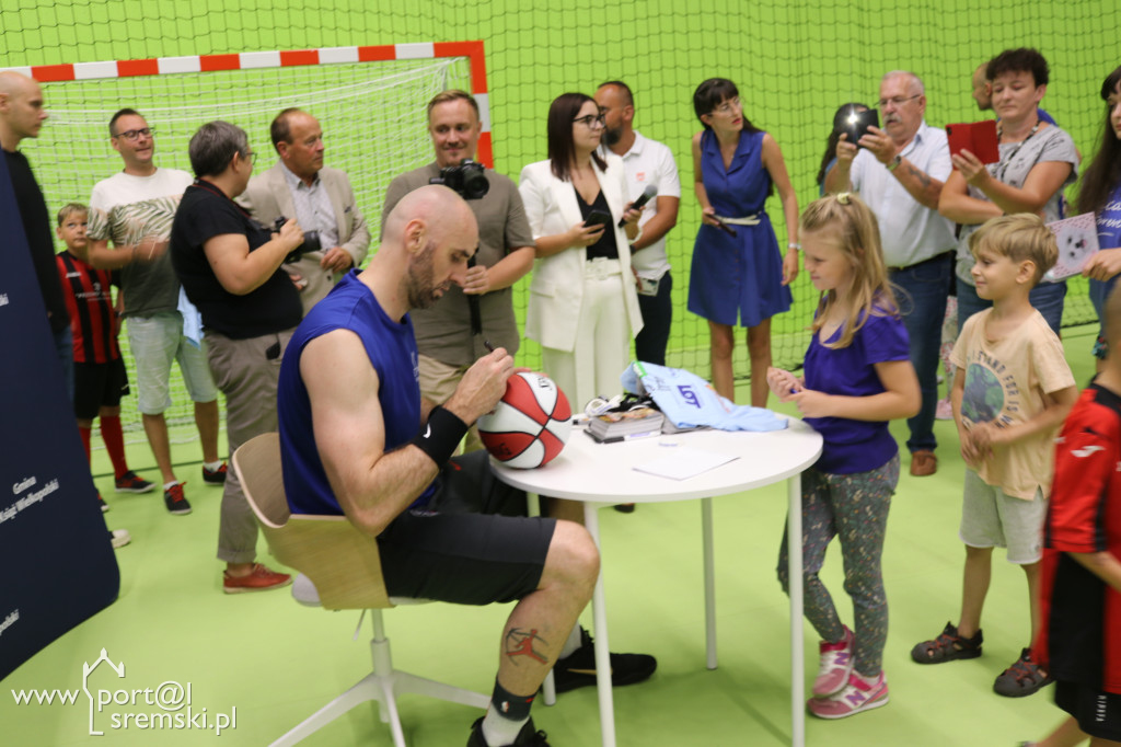 Marcin Gortat w Książu Wlkp.