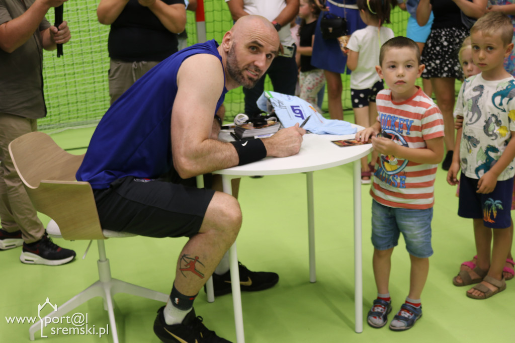 Marcin Gortat w Książu Wlkp.