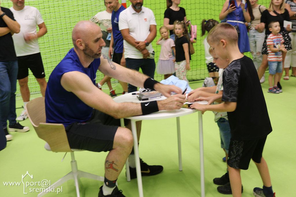 Marcin Gortat w Książu Wlkp.