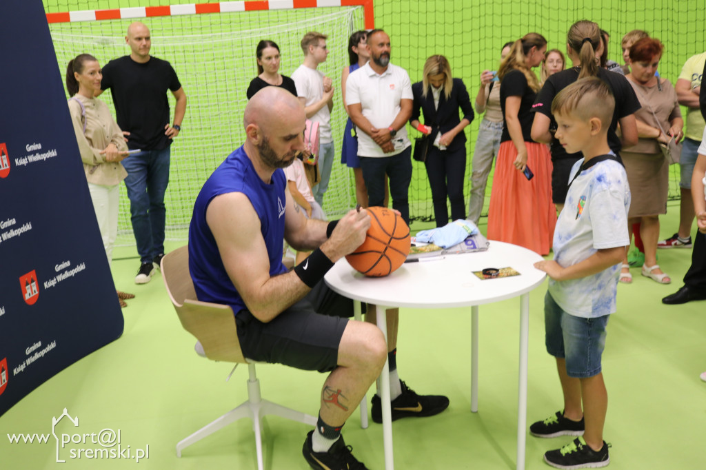 Marcin Gortat w Książu Wlkp.
