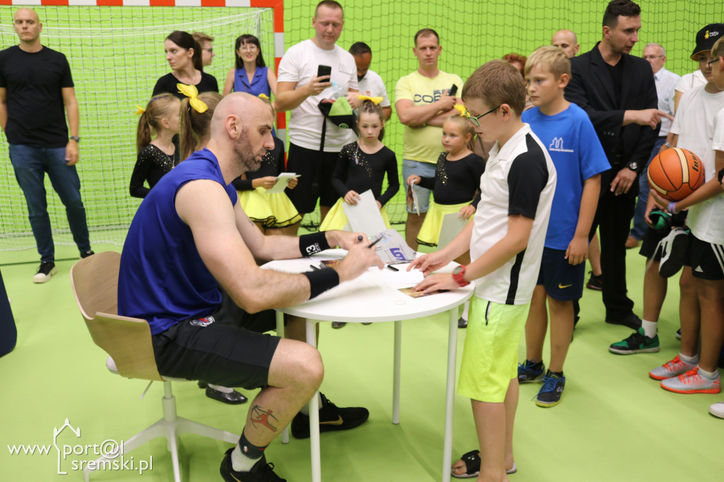 Marcin Gortat w Książu Wlkp.