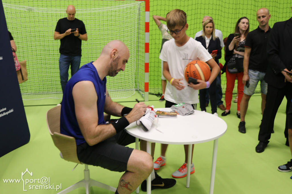 Marcin Gortat w Książu Wlkp.