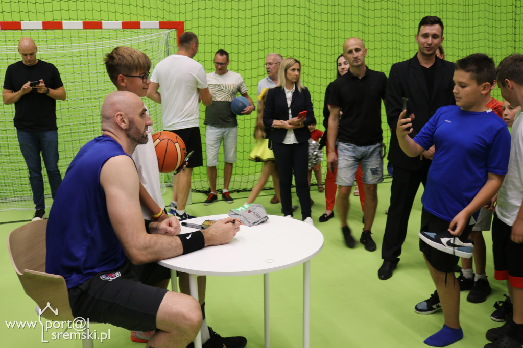 Marcin Gortat w Książu Wlkp.