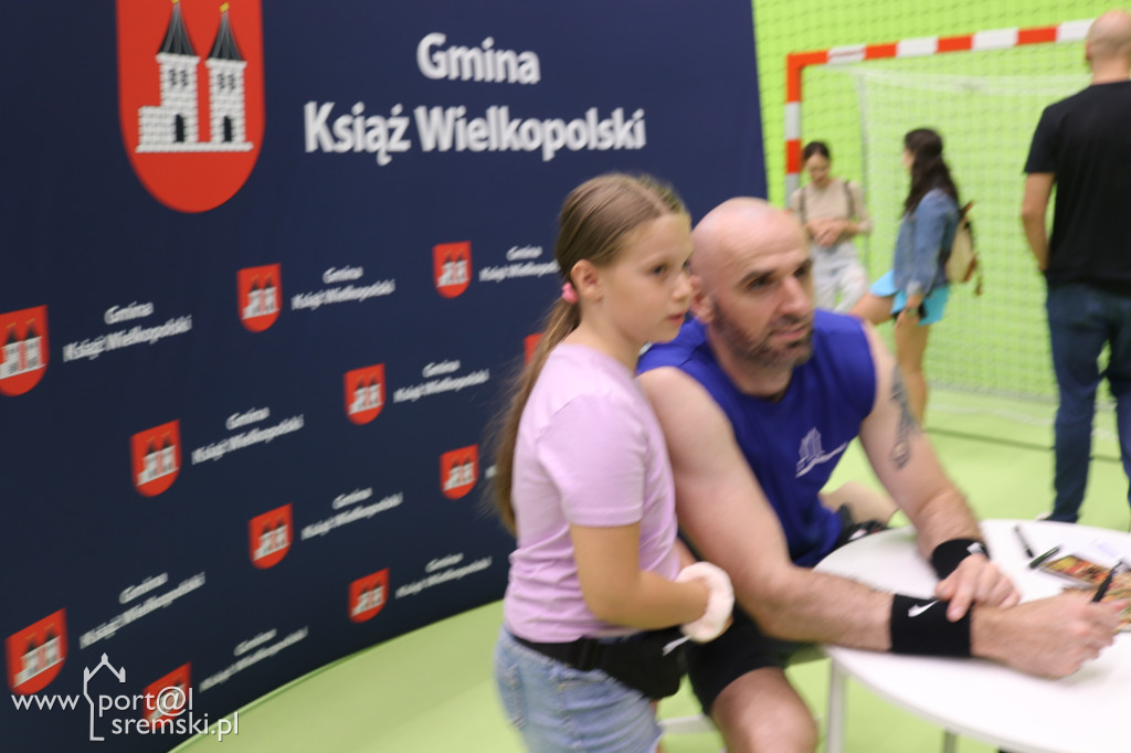 Marcin Gortat w Książu Wlkp.