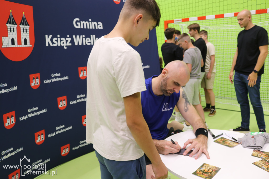 Marcin Gortat w Książu Wlkp.