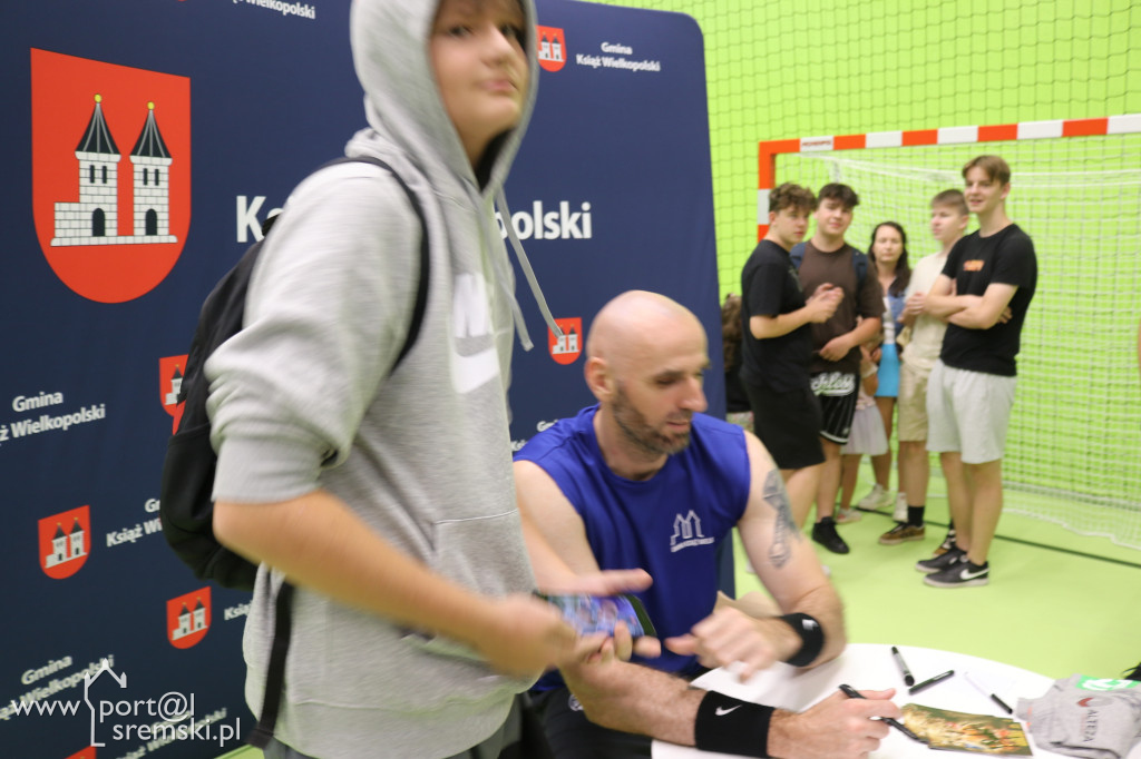 Marcin Gortat w Książu Wlkp.