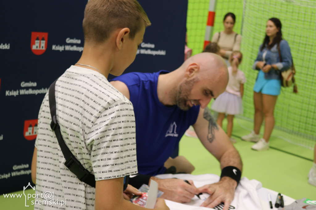 Marcin Gortat w Książu Wlkp.