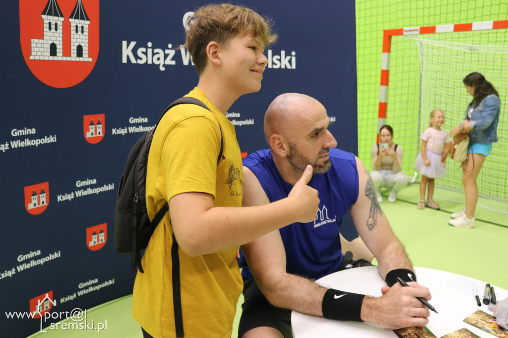 Marcin Gortat w Książu Wlkp.