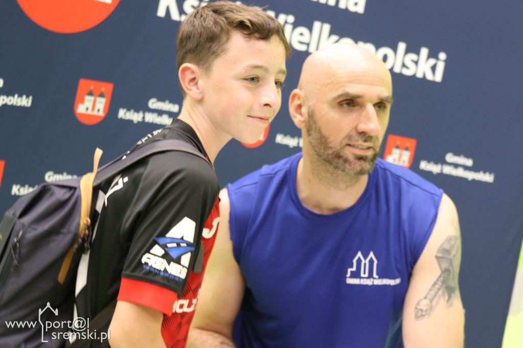 Marcin Gortat w Książu Wlkp.
