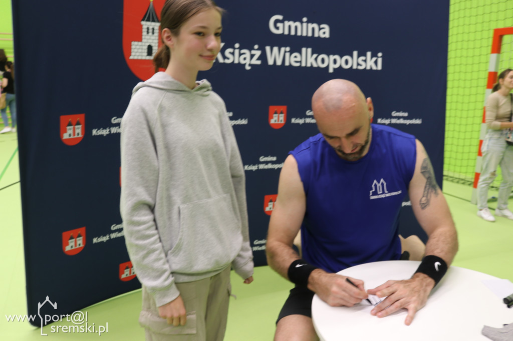 Marcin Gortat w Książu Wlkp.