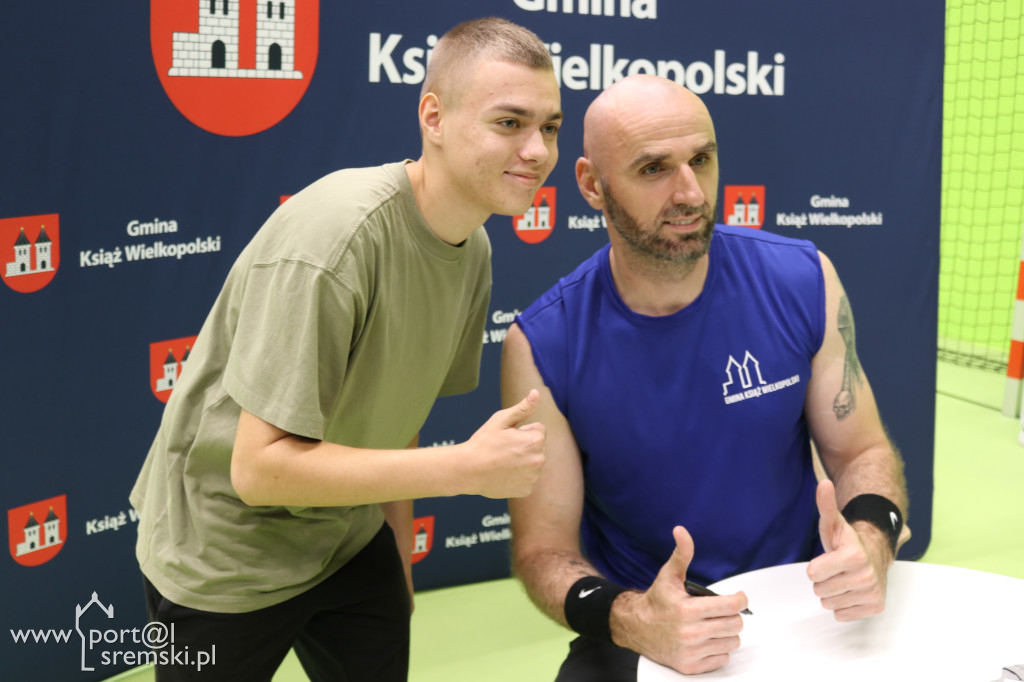 Marcin Gortat w Książu Wlkp.