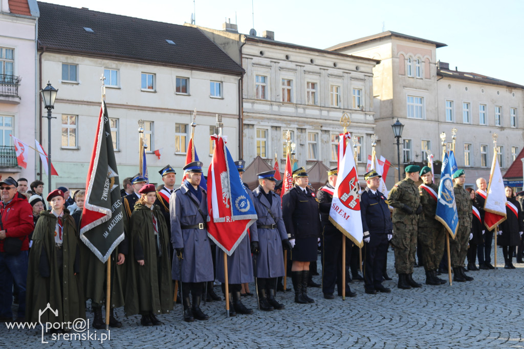 Powiatowe obchody Święta Niepodległości w Śremie