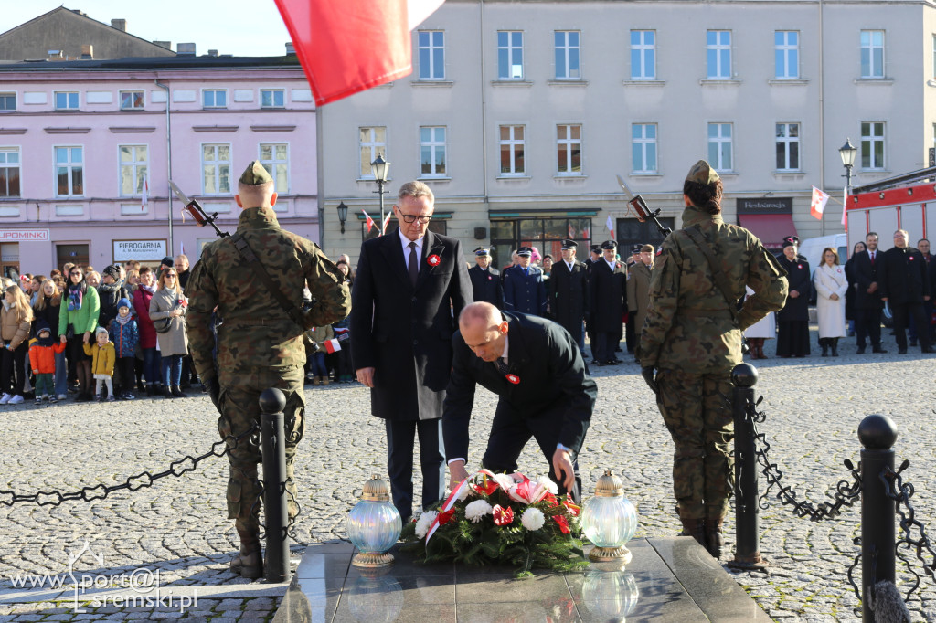 Powiatowe obchody Święta Niepodległości w Śremie
