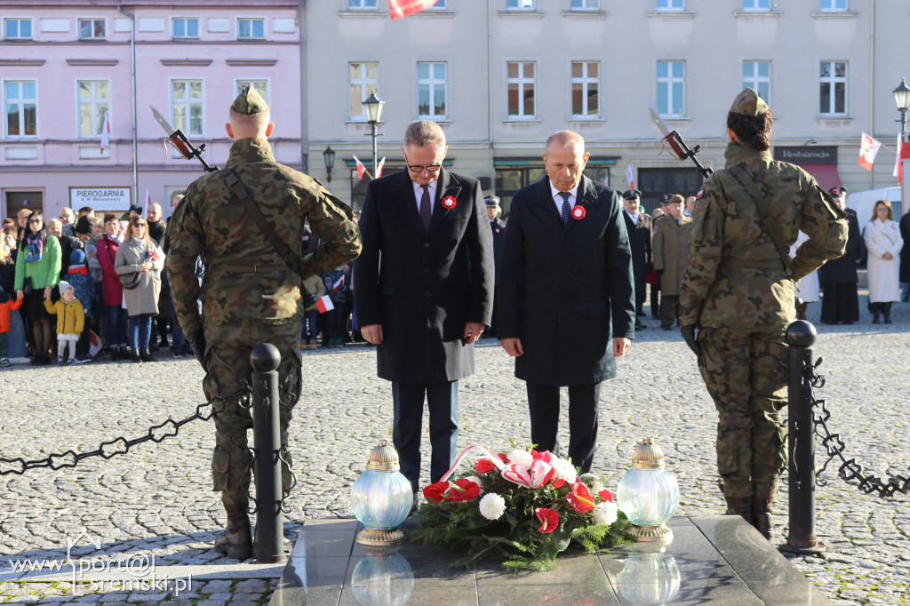 Powiatowe obchody Święta Niepodległości w Śremie