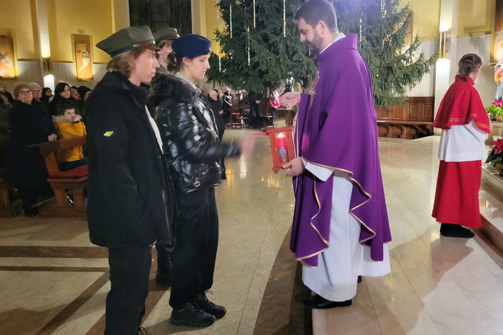 Ogień betlejemski w Śremie