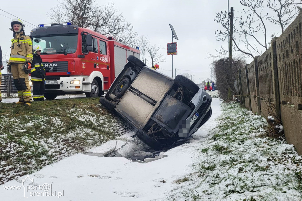 Zderzenie dwóch samochodów