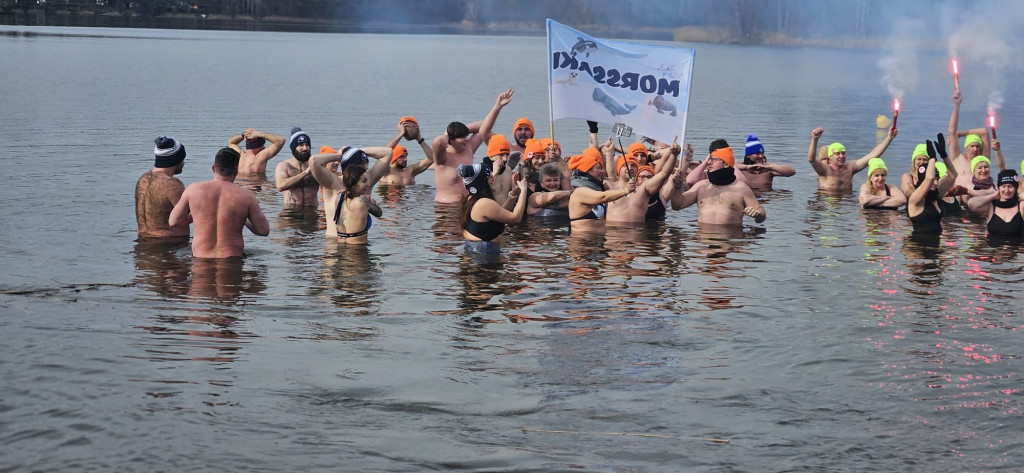 Walentynkowe morsowanie w Jarosławkach