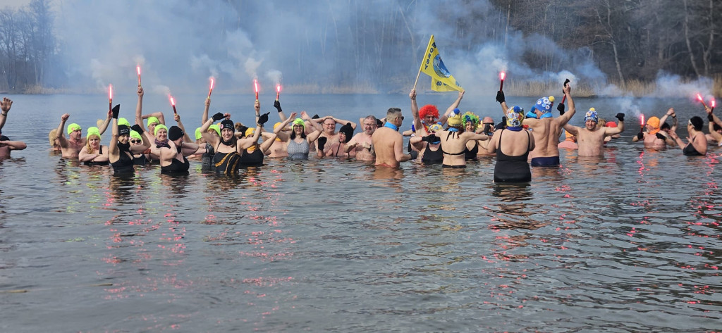 Walentynkowe morsowanie w Jarosławkach