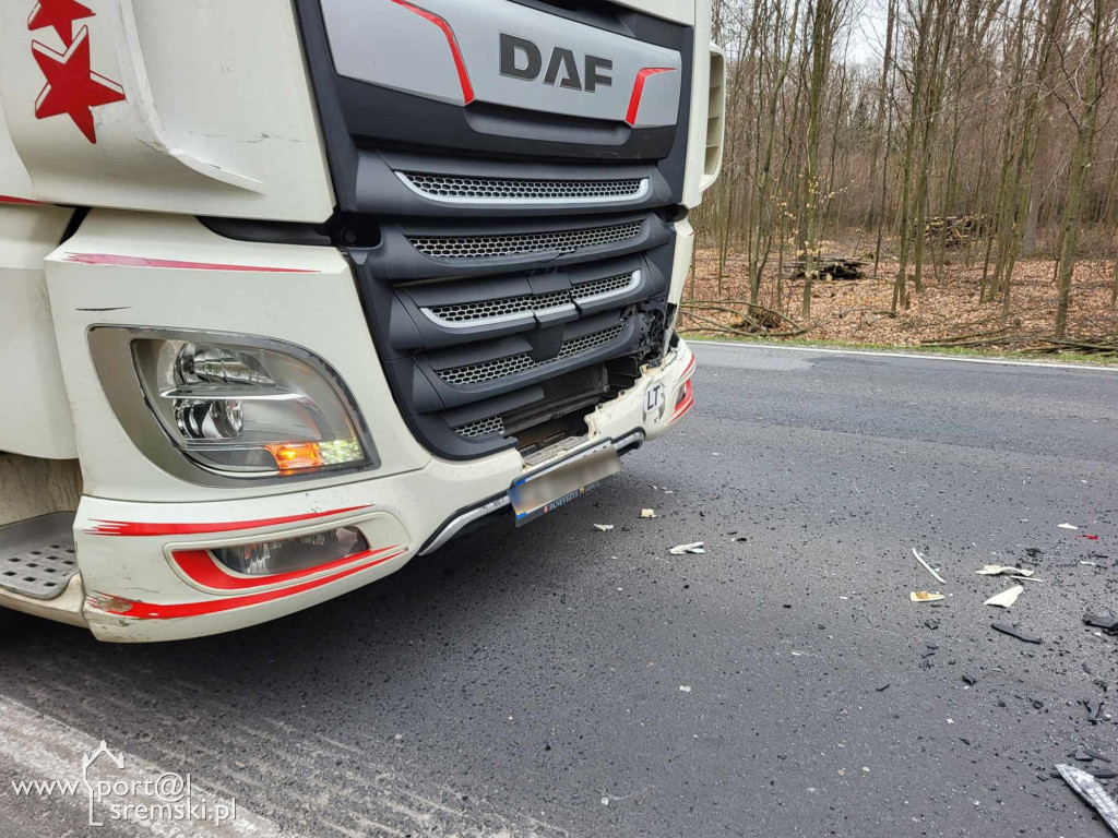 Wypadek na trasie Śrem - Kórnik
